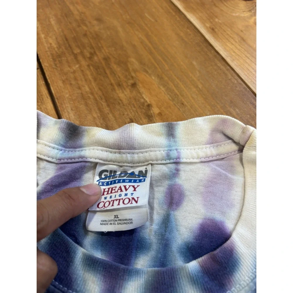 Vintage 1999 Santana Carlos Tie-Dye T-Shirt Gildan XL Each Living Cell Quote